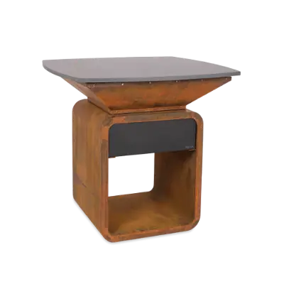 MOESTA ONE TABLE  – Corten mit Lavastein Tischplatte